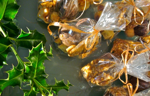 Pine Nut Brittle with Rosemary